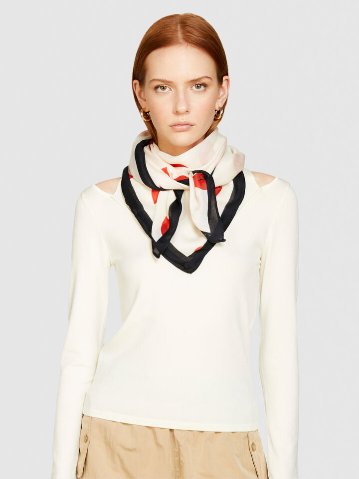 Printed scarf - null - Multi-color | Sisley image number 3